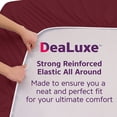 thumbnail image 6 of DeaLuxe Bedding 21” Full Size Deep Pocket Fitted Sheet Only - Soft Microfiber Full Fitted Sheets Only - Burgundy (Pomegranate), 6 of 8