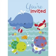 Under the Sea Pals 8 ct Invitations Party Supply Baby Shower 1st Birthday