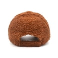 thumbnail image 4 of Gorra de béisbol para mujer, de terciopelo de cordero, para otoño e invierno, de color liso, cálida, para parejas, 4 of 6