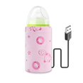 thumbnail image 1 of Usb Bottle Warmer, Baby Bottle Warmer Insulated Bottle Bag Usb Travel Bag Breastmilk Bottle Warmer Thermostatic Bag, Baby Bottle Warmer(pink, No Bottl, 1 of 4