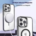 thumbnail image 4 of Funda TEKKU GStyle para iPhone 15 PRO Transp Negro compatible con MagSafe, 4 of 6