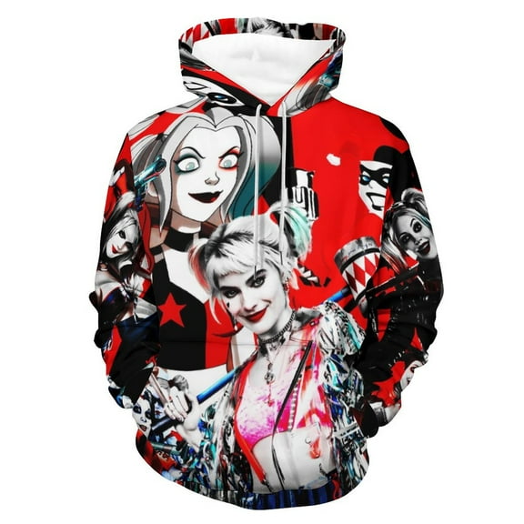 Harley Quinn Hoodie Unisex 3d Novelty Hoodies Graphic Hoodies Pullover Sweatshirts For Men Women Teen S