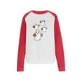 thumbnail image 7 of YUGYXL Halloween Sweatshirts for Womens Fall Fashion Holiday Shirts Funny Graphic Pullover Cute Ghost Plus Size Tunic Tops Red S, 7 of 7
