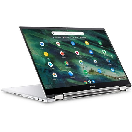 ASUS Chromebook Flip C436 15.6" FHD Touchscreen Laptop, Intel Core i3 i3-10110U, 8GB RAM, 128GB SSD, Chrome OS,Windows, Silver, C436FA-DS388T