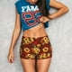 thumbnail image 3 of Fotbe Red Plaid Sunflower Shorts Sin Costuras – Shorts Deportivos de Cintura Alta para Mujer, Elásticos para Gimnasio, Yoga, Running o Ciclismo-Large, 3 of 8