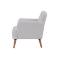 thumbnail image 3 of Sillón Terni L133 Mundo In MUEBLES blanco elegante con Asiento y Respaldo Acolchados, 3 of 7