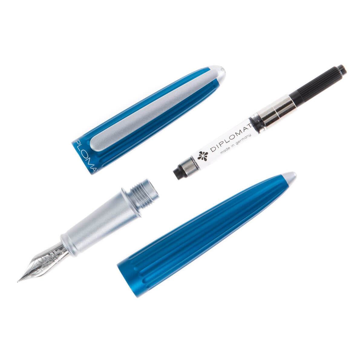 Diplomat Aero Blue Fountain Pen