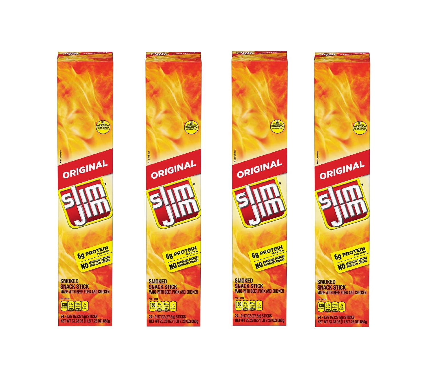 Giant Slim Jim Snacks (24 ct.) 4PK
