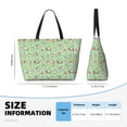 thumbnail image 4 of Xecao Spring Gnomes for versatile beach bag for women includes zipper pockets and waterproof material, ideal for vacations and adventures., 4 of 7