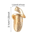 thumbnail image 3 of Women Fingernail Rings Fashion Finger Nail Rings Retro Alloy Fingernails Rings Jewelry For Women Girls, 3 of 6