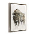 thumbnail image 3 of Stupell Industries Western American Buffalo Animals & Insects Painting Brown Floater Framed Canvas Art Print Wall Art, 25 x 31, 3 of 9
