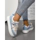 thumbnail image 4 of Women's Fashionable Color Block Beige Breathable Lace-Up Round Toe Sneakers For Casual And Sporting, 4 of 4