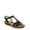 Black, variant on SOUL Naturalizer Womens Summer Strappy Flat Sandals - Medium & Wide Width