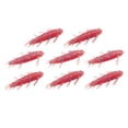 thumbnail image 2 of 8 señuelos de pesca blandos, gusanos, larvas, cebos artificiales portátiles realistas para río Rosa, 2 of 9