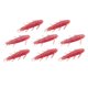 thumbnail image 2 of 8 señuelos de pesca blandos, gusanos, larvas, cebos artificiales portátiles realistas para río Rosa, 2 of 9