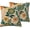 Boho Floral Blooming, variant on Halloween Cute Ghost Pumpkin Print Decorative Throw Pillow Covers 18x18 Inch Set of 2, Linen Square Pillow Cases for Farmhouse Couch Bed Sofa Chair Living Room Indoor Outdoor Decor