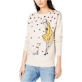 thumbnail image 2 of Suéter de punto suave maison Jules para mujer blanco pequeño Pull-over, 2 of 2