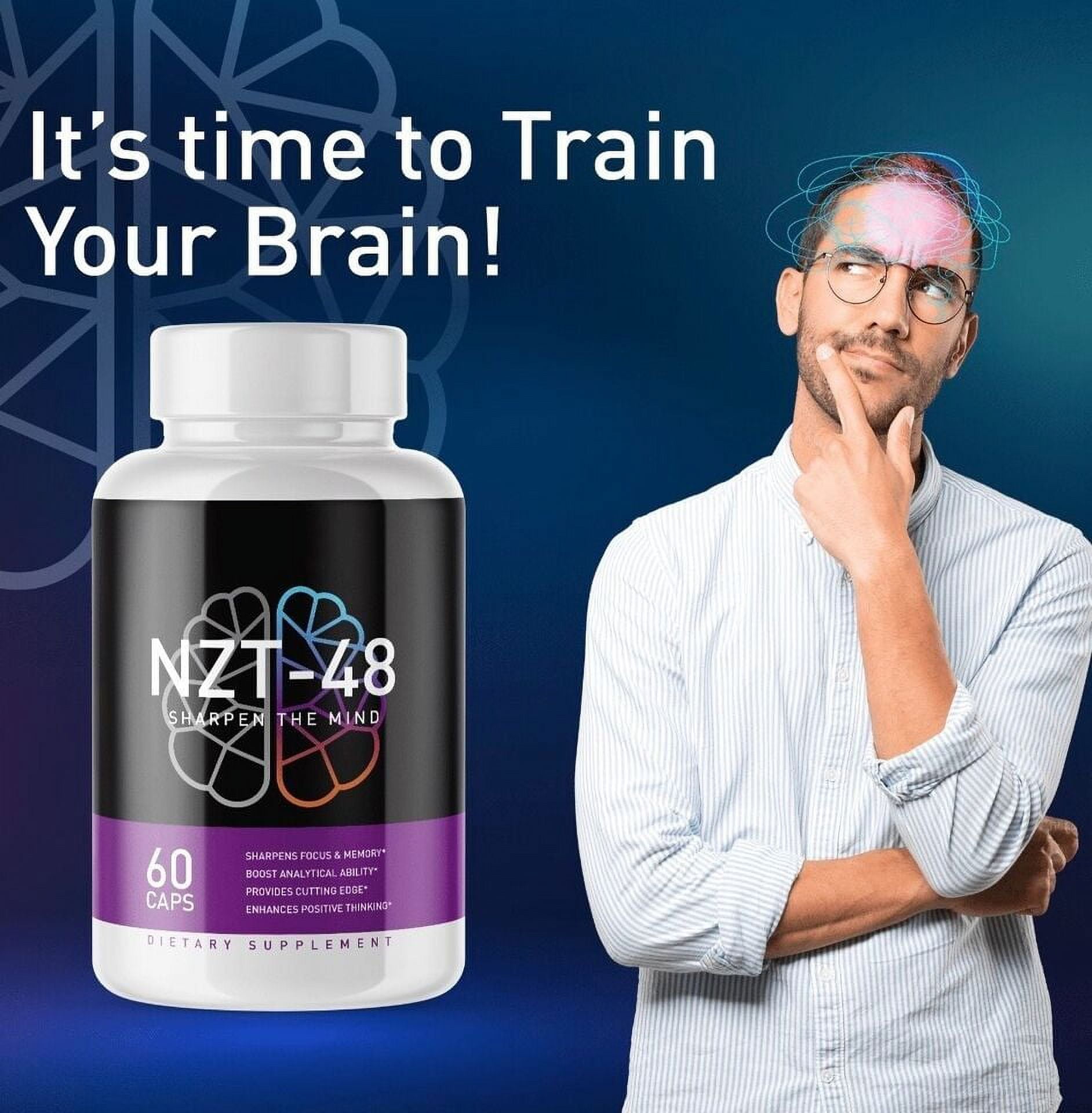 NZT-48 Brain Booster, Focus, Memory, Function, Clarity- Brain 