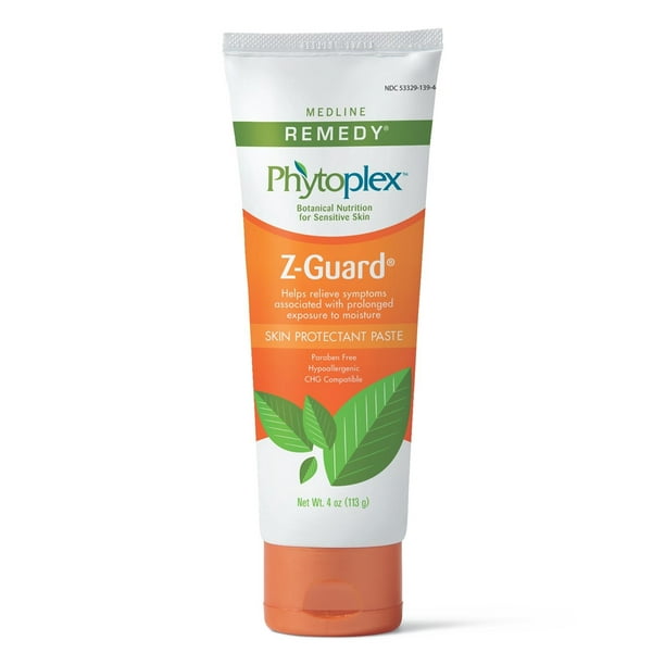 Medline Remedy Phytoplex ZGuard Skin Protectant Paste with Zinc Oxide