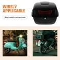 thumbnail image 3 of Luxshiny Motorcycle Top Case Rear Storage Box Black PP for Daily Use 1Pack, 3 of 8