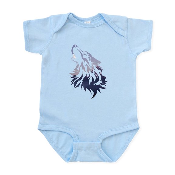 CafePress - Wolf Body Suit - Baby Light Bodysuit, Size Newborn - 24 Months