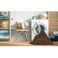 thumbnail image 2 of Ahgly Company Machine Washable Indoor Square Traditional Night Red Area Rugs, 3' Square, 2 of 7