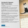 thumbnail image 6 of Yoga Cats Together OFFICIAL | 2025 12x24" (Hanging) Square Wall Calendar | Plato, 6 of 9