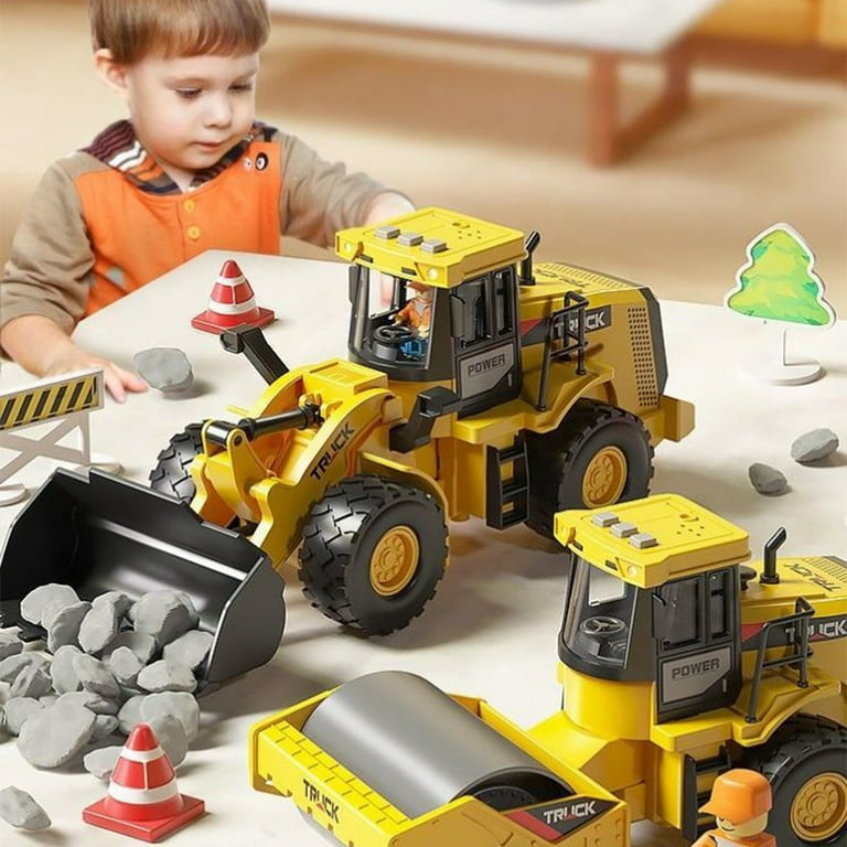 Godderr Kids Baby Construction Toys Road Roller Toys Car Shovel