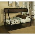 thumbnail image 2 of ACME Tritan Bunk Bed (Twin/Full) in Black 02053BK, 2 of 5