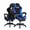 Black Blue, variant on Xinwanna Gaming Chairs for Adults - Computer Chair with Footrest & Ergonomic High Back, LED Light, 360° Swivel Height Adjustable Gamer Chairs Office Chair for Working Gaming Resting Sleeping, Purple