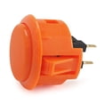 thumbnail image 1 of Kearding Botón de presión ligero, pequeño, multicolor, redondo, interruptor de Arcade, reinicio automático, llave corta, accesorio de juego sensible a Videojuegos y accesorios Naranja, 1 of 6