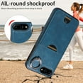 thumbnail image 4 of Allytechgroup Wallet Phone Case for iPhone 8 Plus/7 Plus with Stand, RFID Blocking PU Leather Shockproof Cover with Kickstand & Credit Card Slot Drop Protection for iPhone 8 Plus/7 Plus, Blue, 4 of 10