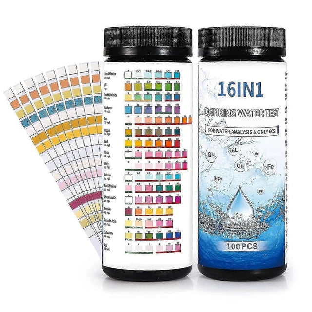 Drinking Water Quality Test Kit 16 Parameters 100 Strips