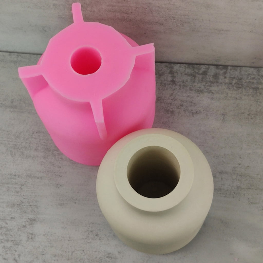 WINDLAND Silicone Flowerpot Mold Succulent Plant Cement Vase Resin Epoxy Mold Large Vase