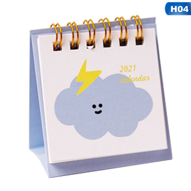 Shiyao 2021 Mini Desk Calendar Cartoon Potato Pears Cute Clouds Portable Table Calendar From Sept 2020 To Dec 2021 Walmart Com Walmart Com