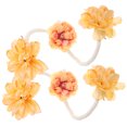 thumbnail image 1 of IDEANATEGRATE 2Ud Sujetadores Para Con Flores Artificiales Amarillos Para Sin Perforar, 1 of 8