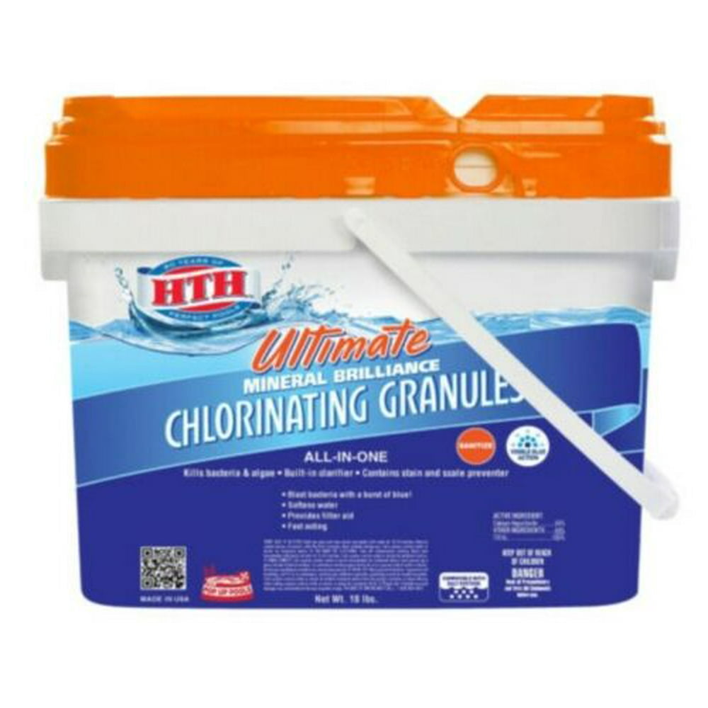 HTH 18 Lb Ultimate Mineral Brilliance Chlorinating Granules Walmart