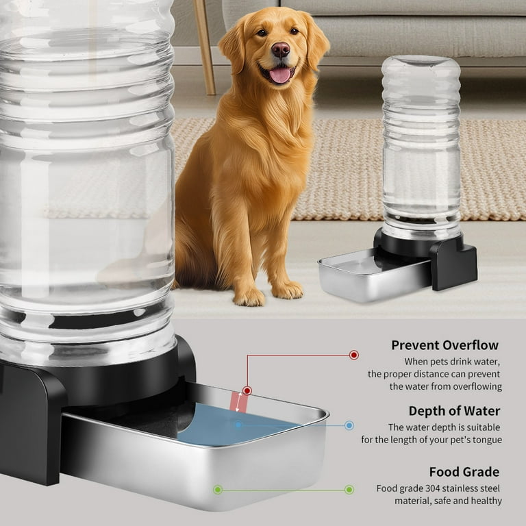 Marchul Gravity Stainless Steel Pet Water Dispenser with - Main Image