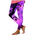 thumbnail image 6 of Abomasnow Leggings for Women Soft High Waisted Halloween Blood Print Legging Pants Casual Slim Fit Running Yoga Tights Trousers, 6 of 7