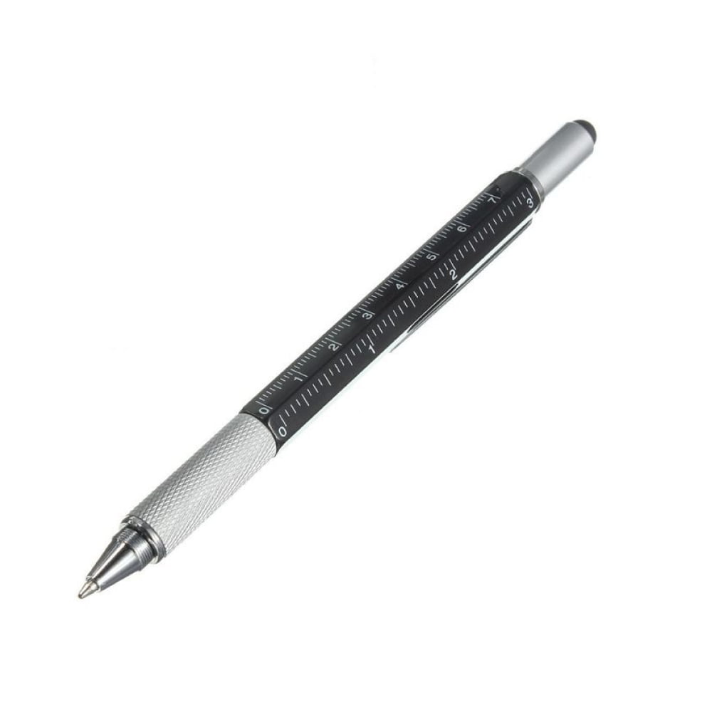 Kikkerland 4in1 Pen Multi Tool Philips Flat Ballpoint Screwdriver Ruler Inch Cm 