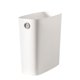 thumbnail image 1 of Monstrate Práctico cubo de basura para las necesidades de almacenamiento de cocina y baño y bolsa de basura con trampa de anillo sin presión Suministros de limpieza para el hogar blanco, 1 of 6