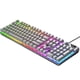 thumbnail image 1 of mecánico para juegos con cable, RGB retroiluminado USB 104 teclas Respuesta rápida Controles multimedia cómodo para computadora de , GRIS Macarena Teclado mecánico, 1 of 4