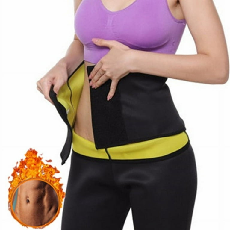 Yjstyle ZL-Velcro Neoprene Sweaty Slimming Shape Belt Sauna Effect Corset  Waist Trainer Plus Size Female Body Shapers Belly Stomach Shaper 