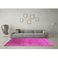 thumbnail image 3 of Ahgly Company Indoor Round Oriental Pink Industrial Area Rugs, 4' Round, 3 of 4