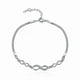 thumbnail image 5 of Silver Infinity Bracelet for Women,Adjustable 925 Sterling Silver Bracelet Crystal Heart Ladies Bracelet Gold Bracelet Jewellery Gifts for Women, 5 of 5