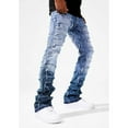 thumbnail image 3 of Jordan Craig Men Martin Stacked Python Jeans (Blue Wave), 3 of 4