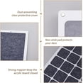 thumbnail image 4 of 20 Grids Pins Display Case Acrylic Felt Pin Display Board with Visible Protective Door 9.45x11.42x0.39 Enamel Pin Display Frame Wall Pin Display Holder for Award Badges Coin Jewelry Pins DIY, 4 of 8
