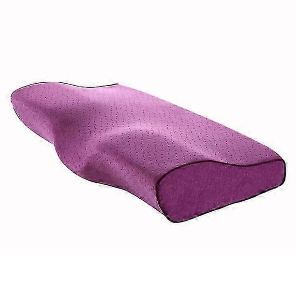 Memory Foam Bed Orthopedic Pillow Neck Protection Slow Rebound Memory Pillow Butterfly Shaped Health Cervical Neck 26s