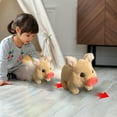 thumbnail image 1 of Peluche de cerdito con orejas verticales para niños, 1 of 5