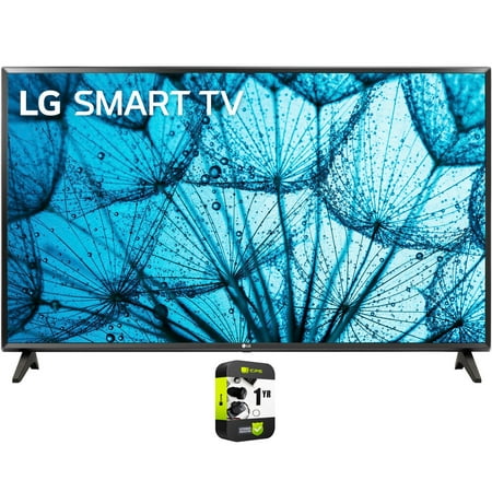 LG 32LM577BPUA 32 Inch LED HD Smart webOS TV 2021 Model Bundle with 1 Year Extended Protection Plan